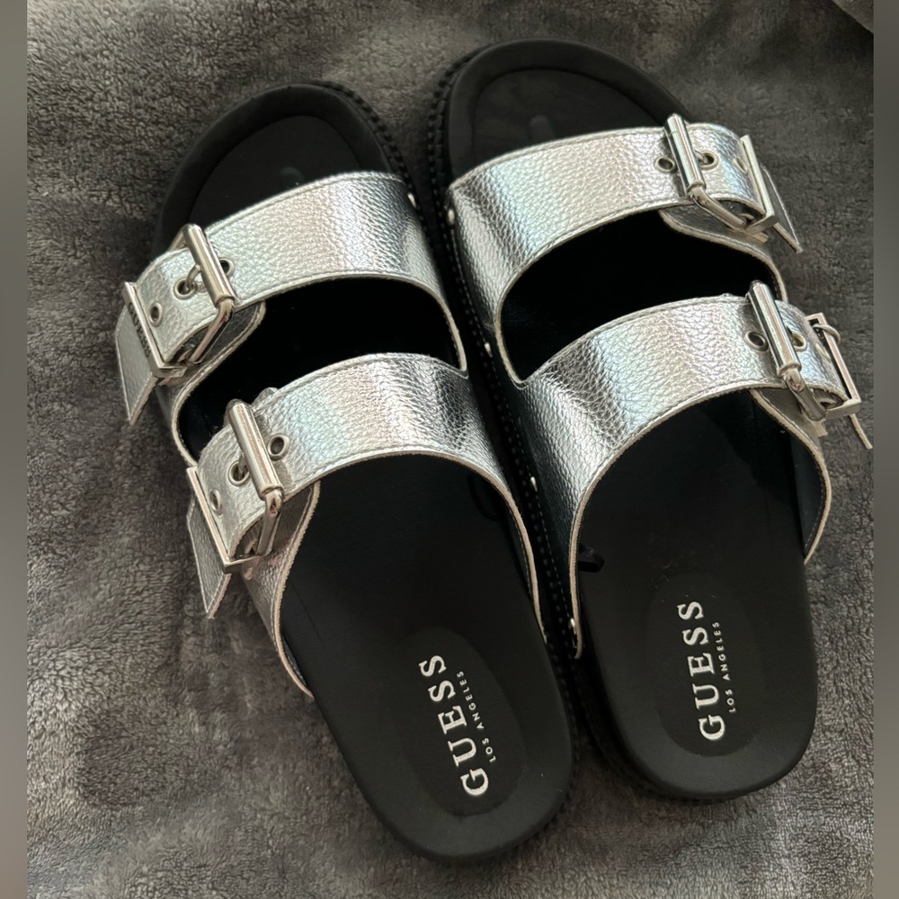 Metallic Guess Sandals